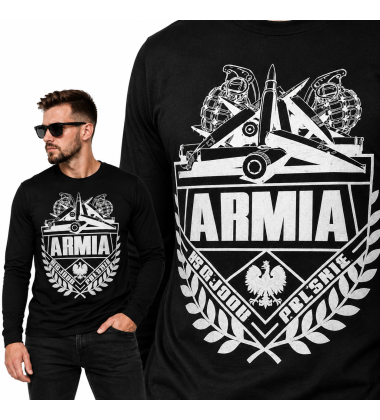 LONGSLEEVE PATRIOTYCZNY - ARMIA (BIAŁY)